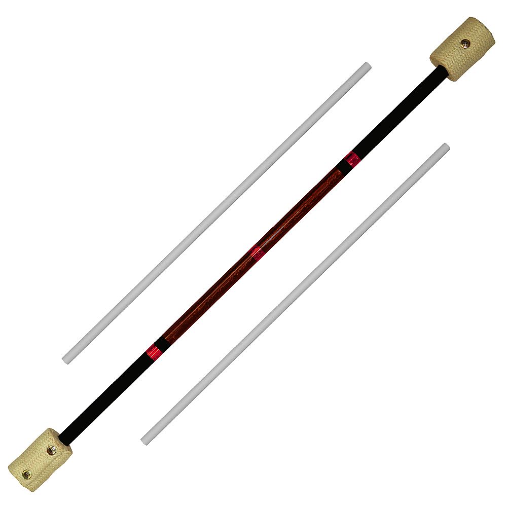 Set Standard Fire Devil Sticks with Handsticks