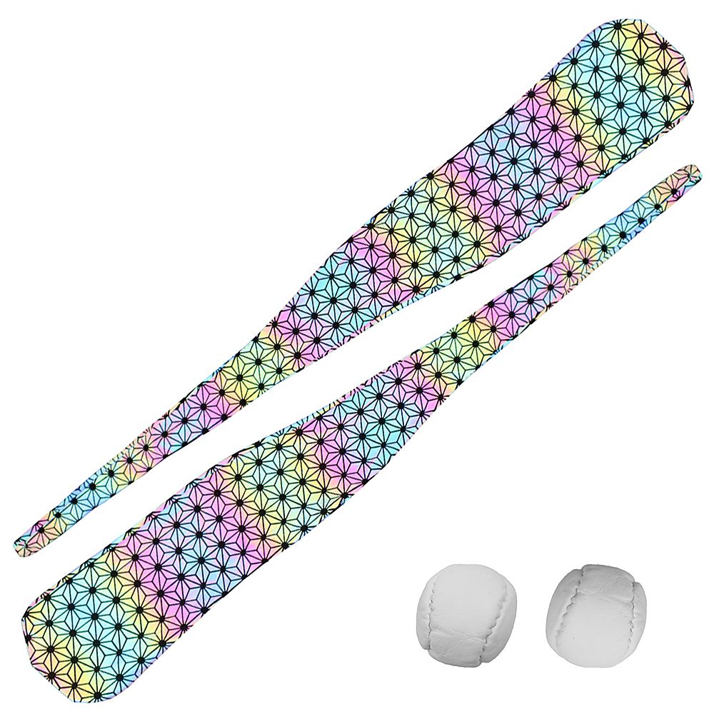 Pair of Pro Reflective Sock Poi with Carry Bag