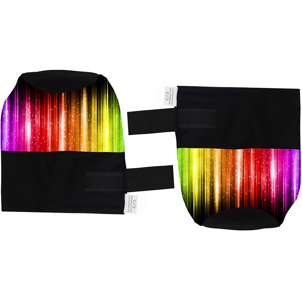 Pair of Fire Poi Designed Head Covers