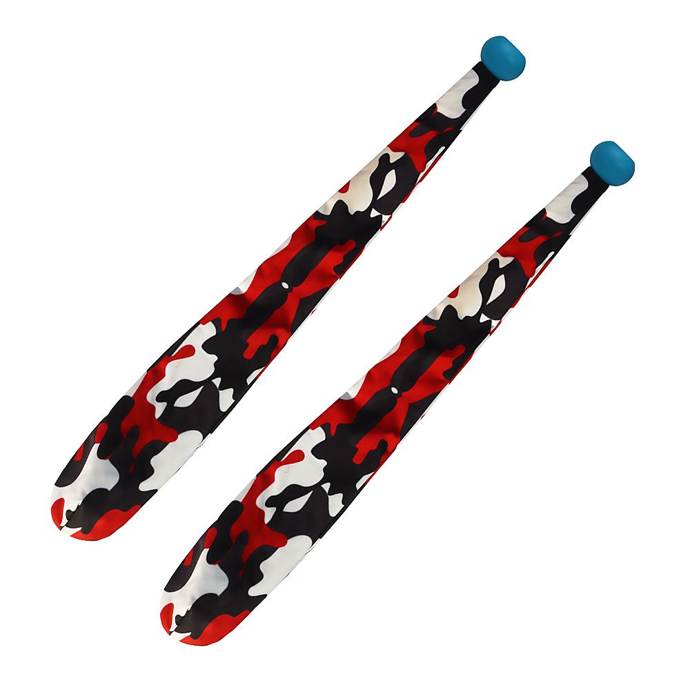 Pair of Luxury Fabric Empty Poi