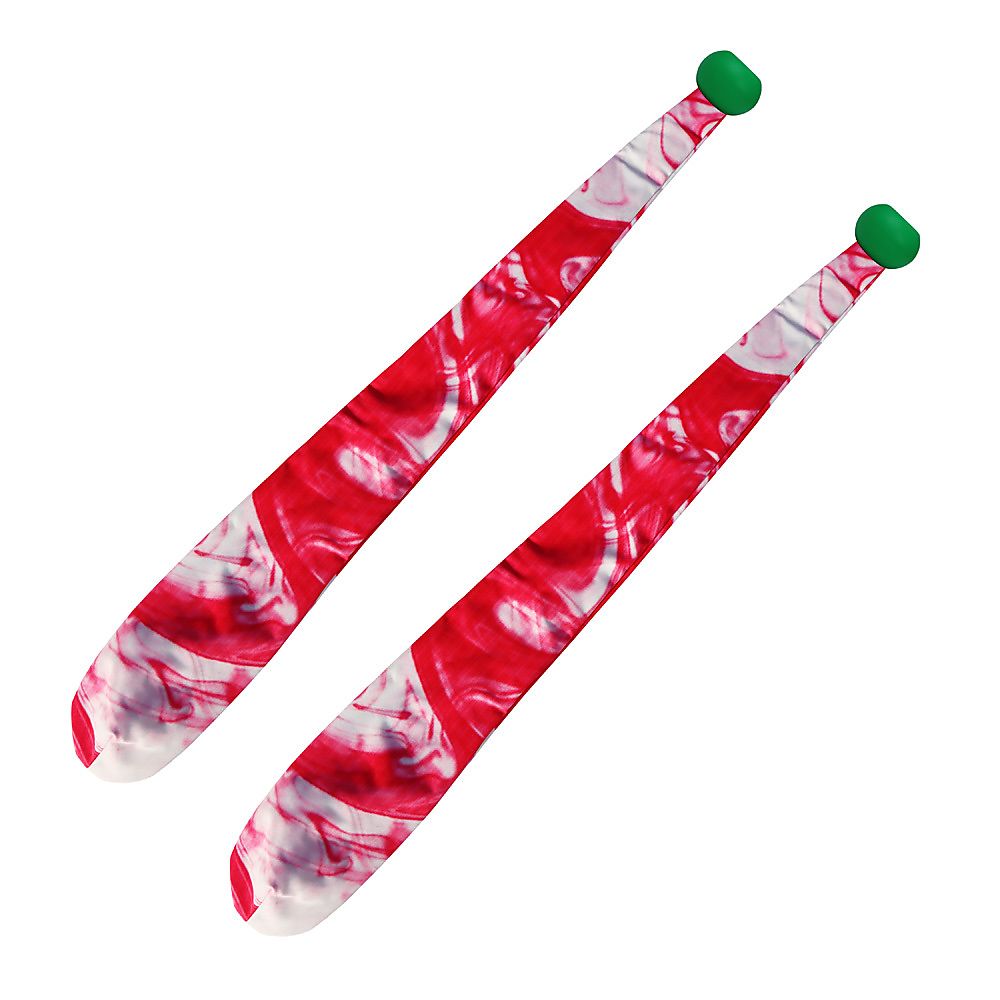 Pair of Luxury Fabric Empty Poi