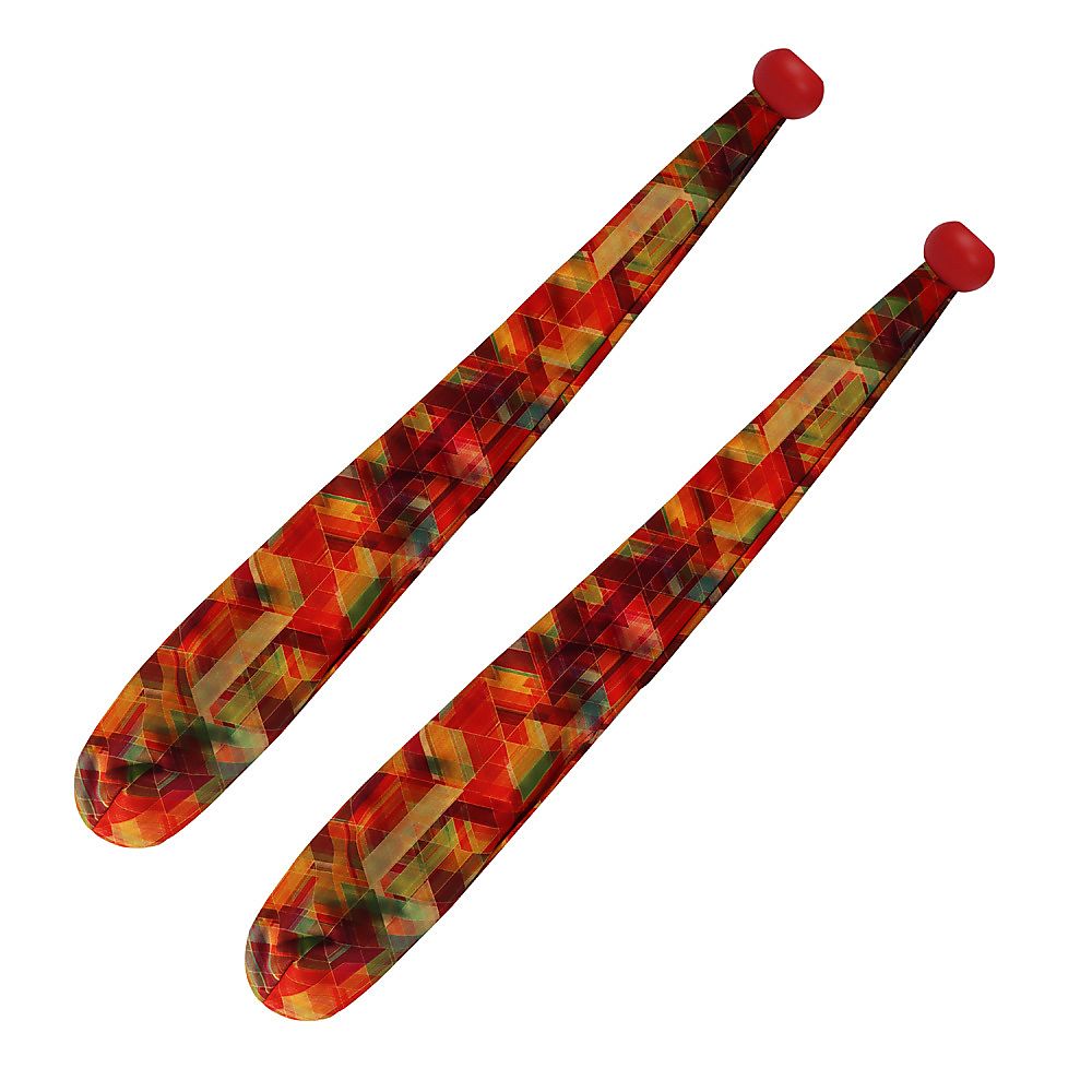 Pair of Luxury Fabric Empty Poi