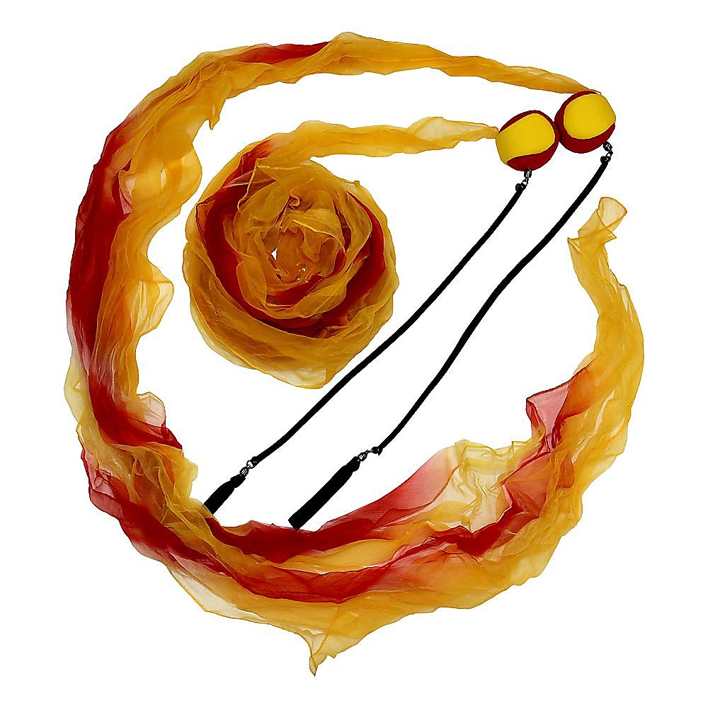 Pair of Long Veil Poi with Carry Bag