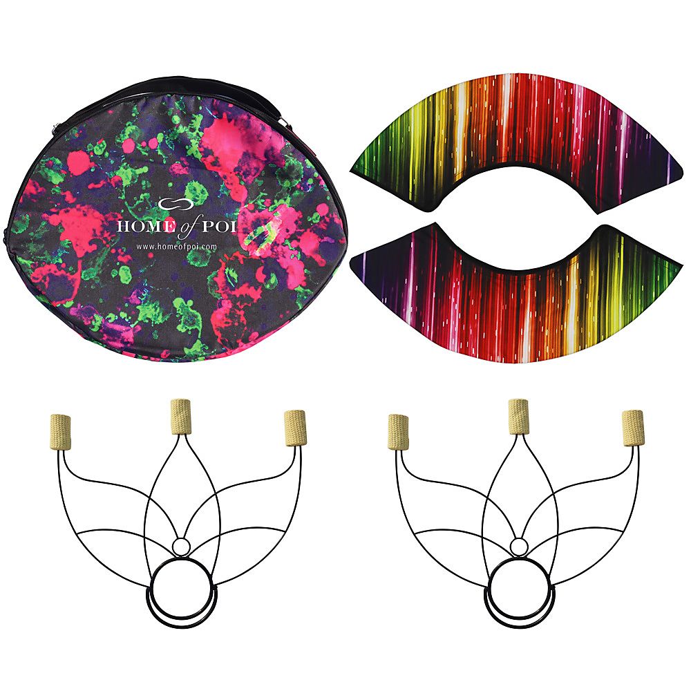 Paire de petits ventilateurs Lotus Fire avec sac de transport