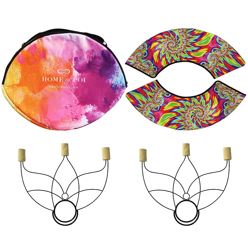 Paire de petits ventilateurs Lotus Fire avec sac de transport