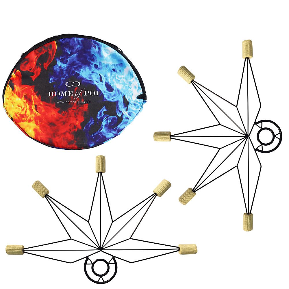 Pair of Nautical Fire Fans with Carry Bag