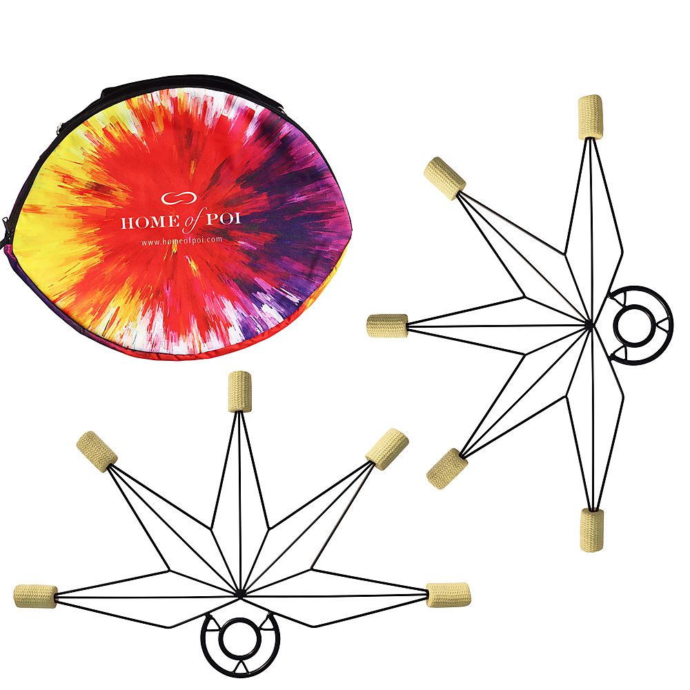 Pair of Nautical Fire Fans with Carry Bag