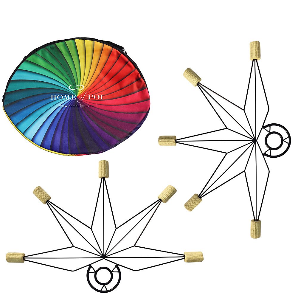 Pair of Nautical Fire Fans with Carry Bag