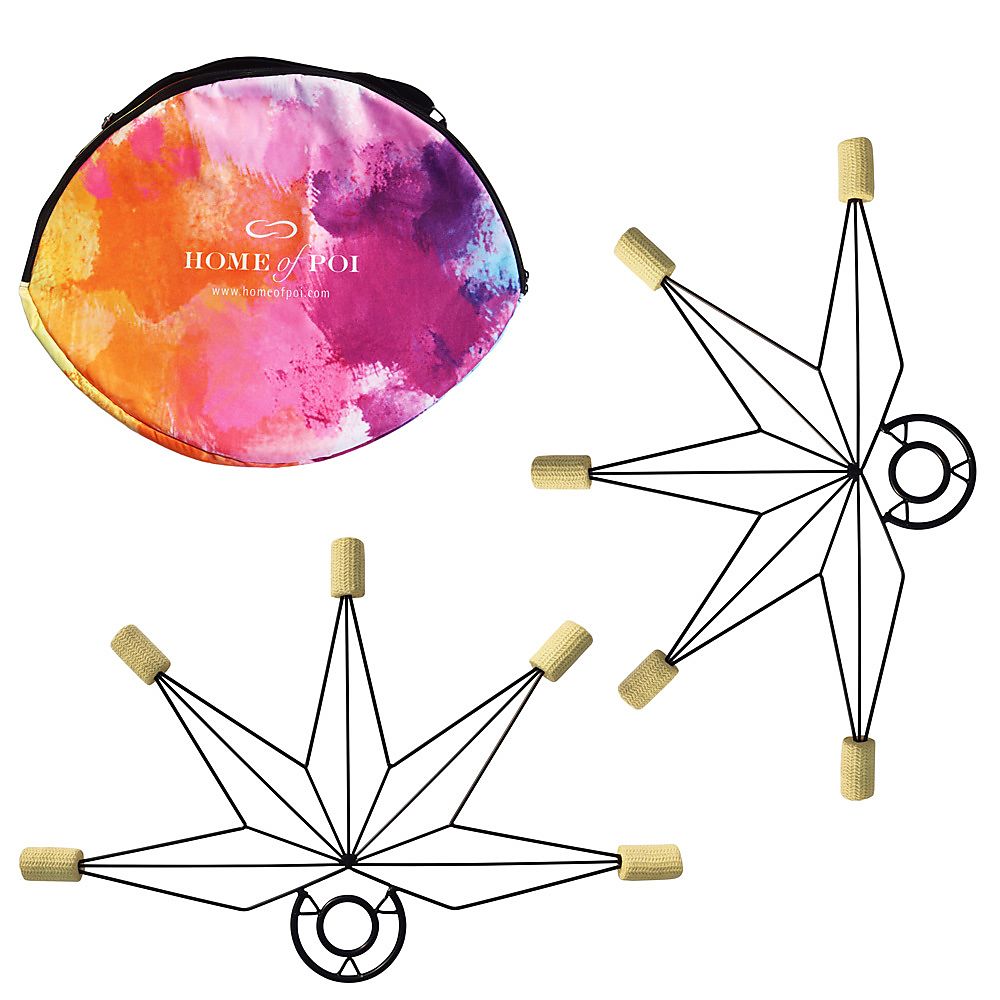 Pair of Nautical Fire Fans with Carry Bag