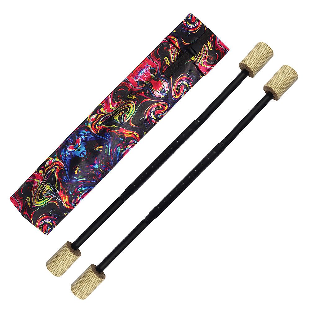 Pair of Short Twirling Fire Batons