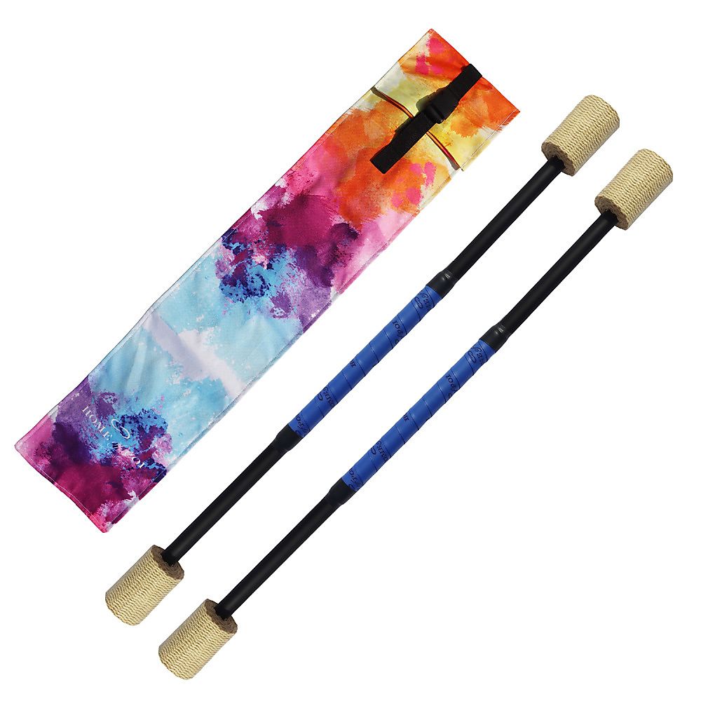Pair of Short Twirling Fire Batons