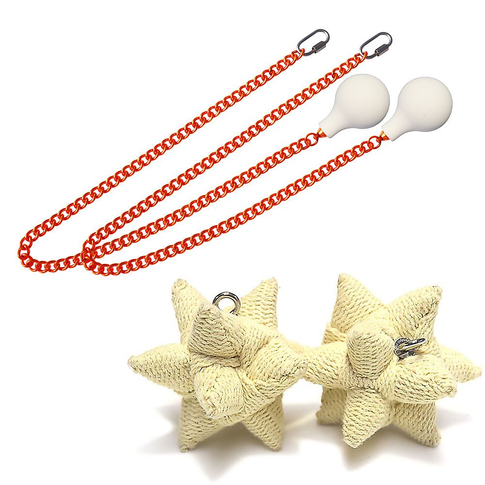 Pair of Pro 3D Death-Star Fire Poi