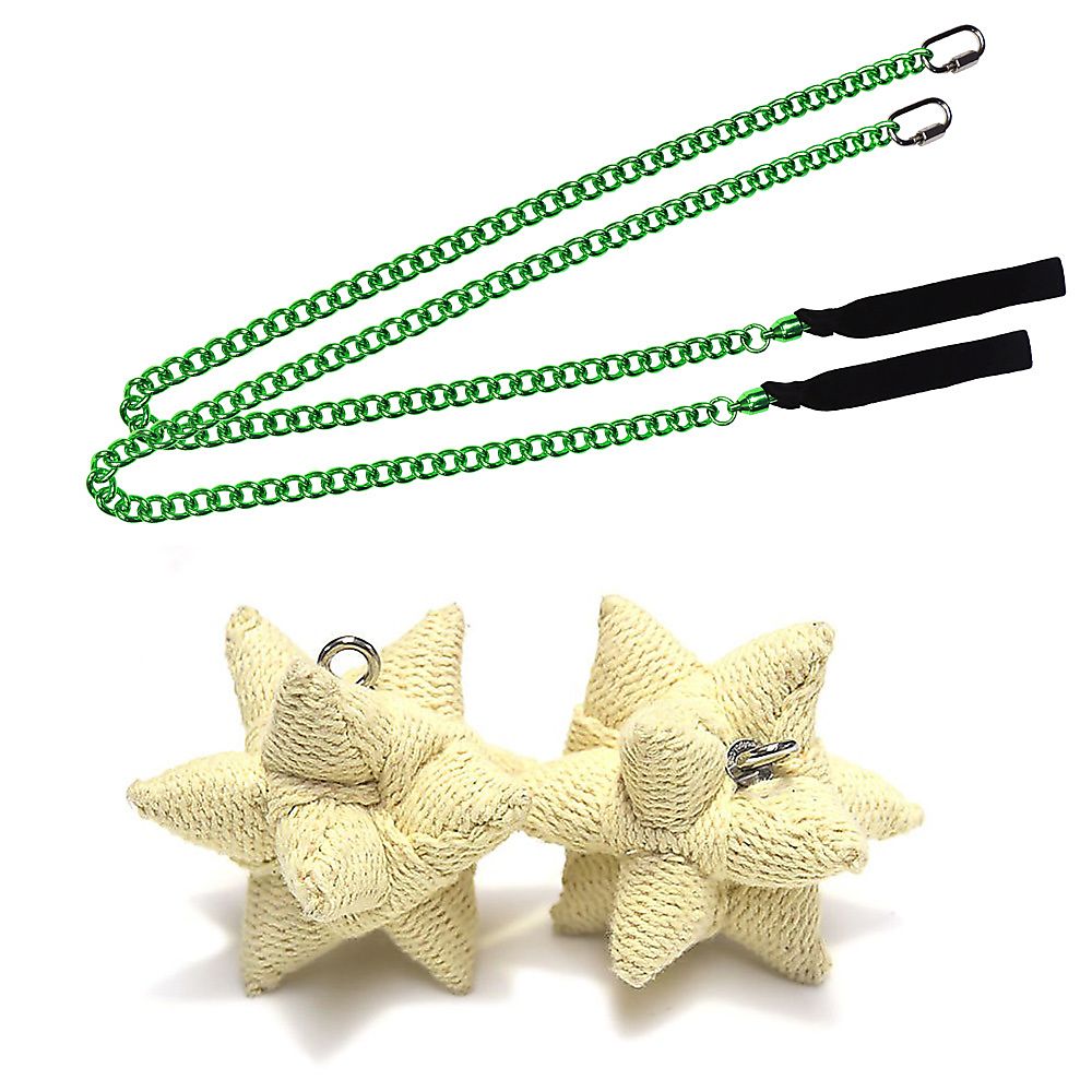 Pair of Pro 3D Death-Star Fire Poi