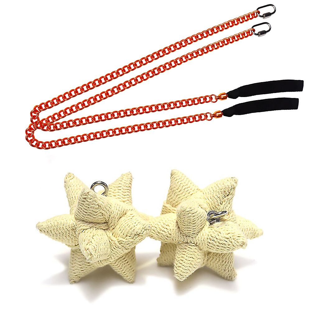 Pair of Pro 3D Death-Star Fire Poi