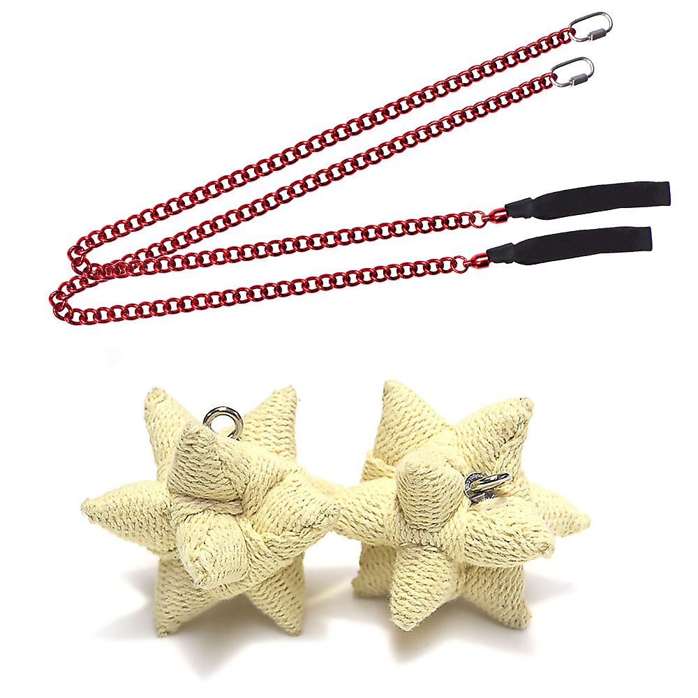 Pair of Pro 3D Death-Star Fire Poi