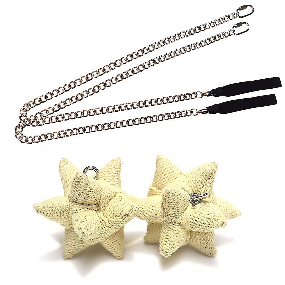 Pair of Pro 3D Death-Star Fire Poi