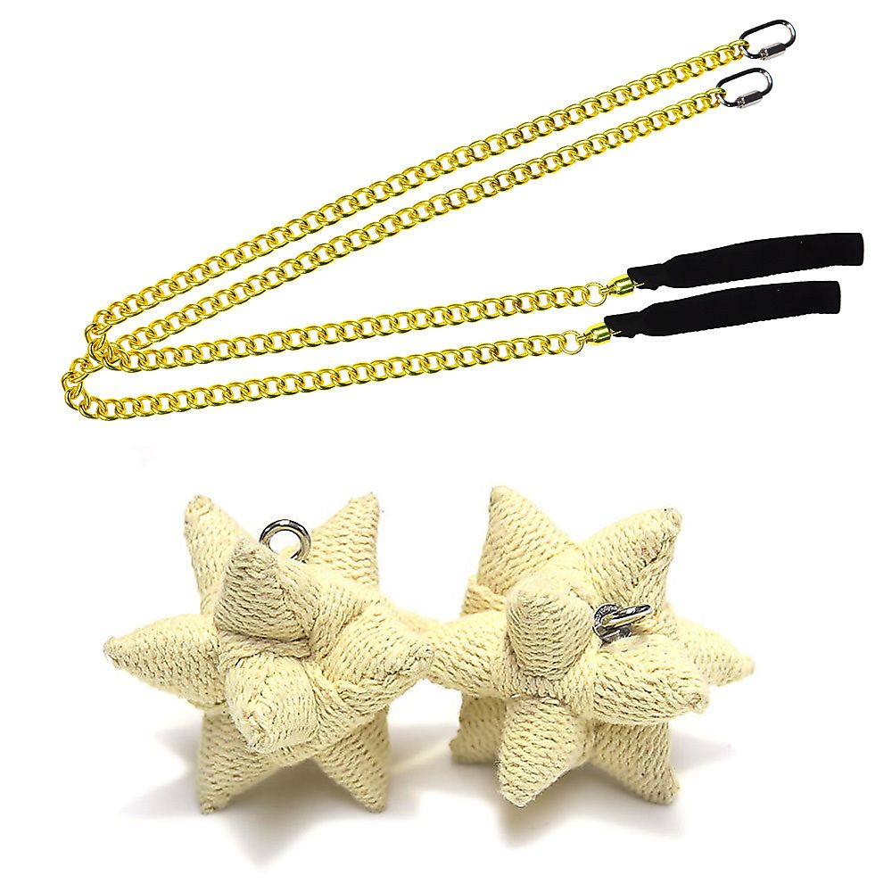 Pair of Pro 3D Death-Star Fire Poi