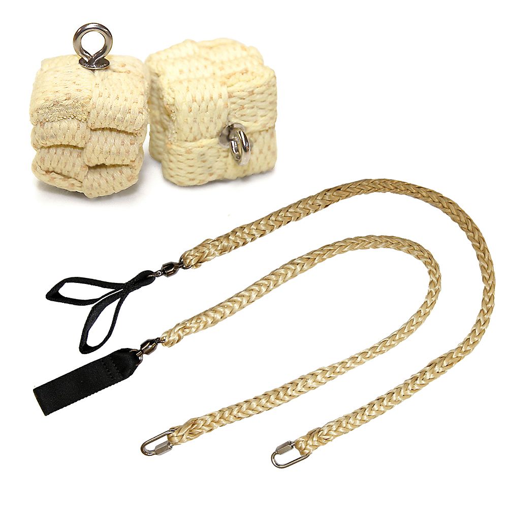 Pair of Pro Technora Medium Block Fire Poi