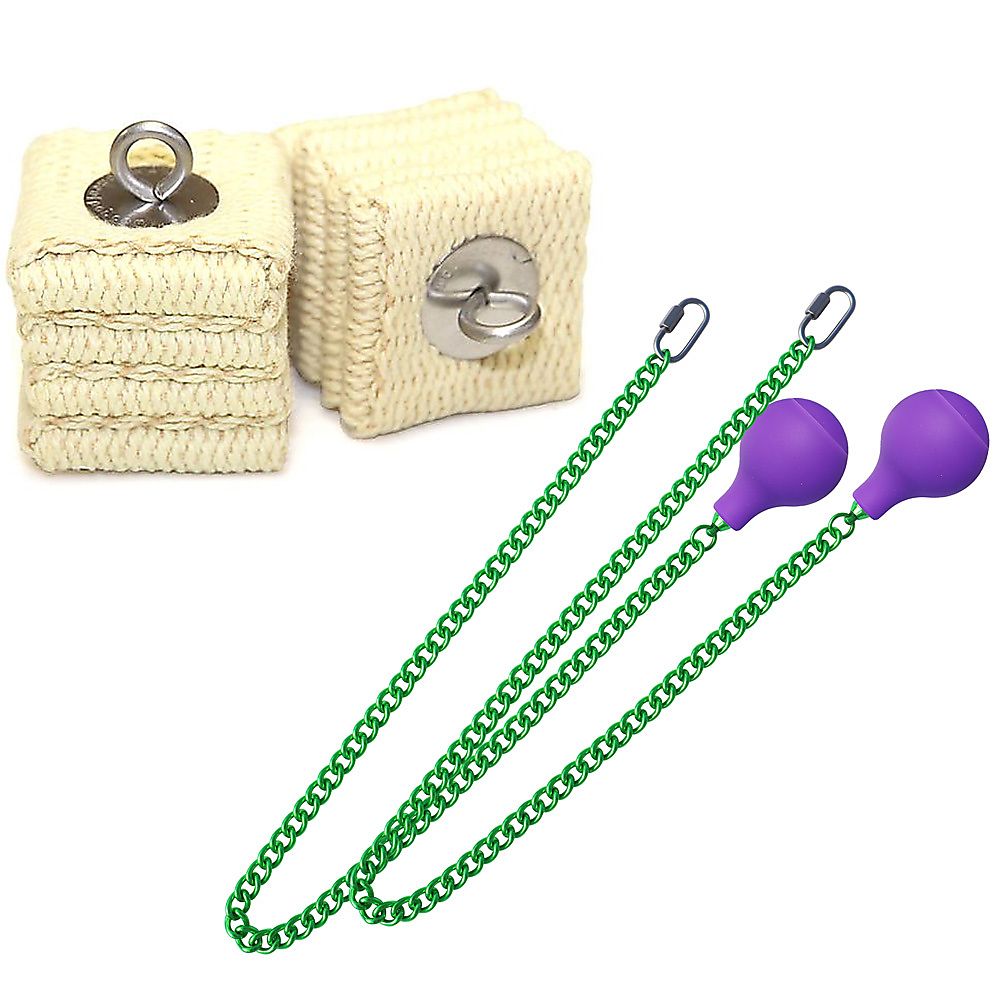 Pair of Pro Medium Cathedral Fire Poi