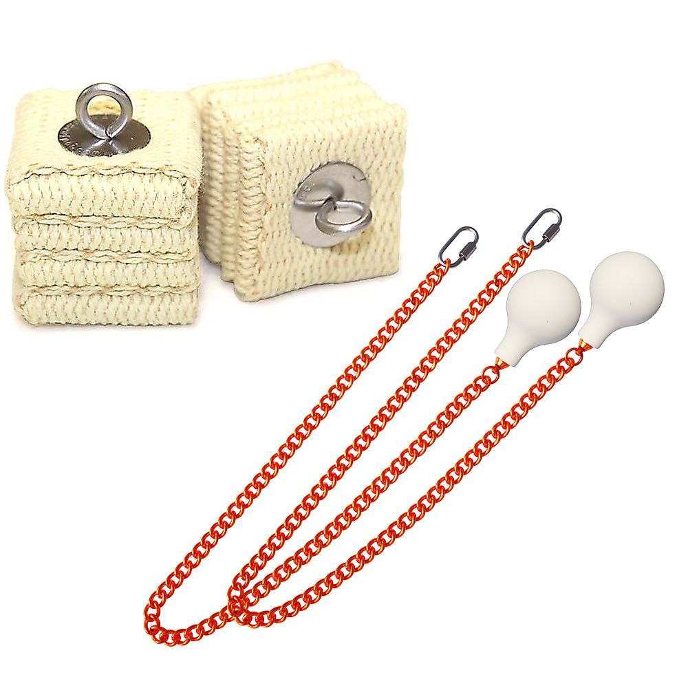 Pair of Pro Medium Cathedral Fire Poi