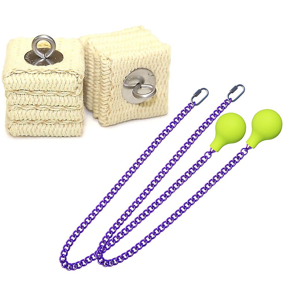 Pair of Pro Medium Cathedral Fire Poi