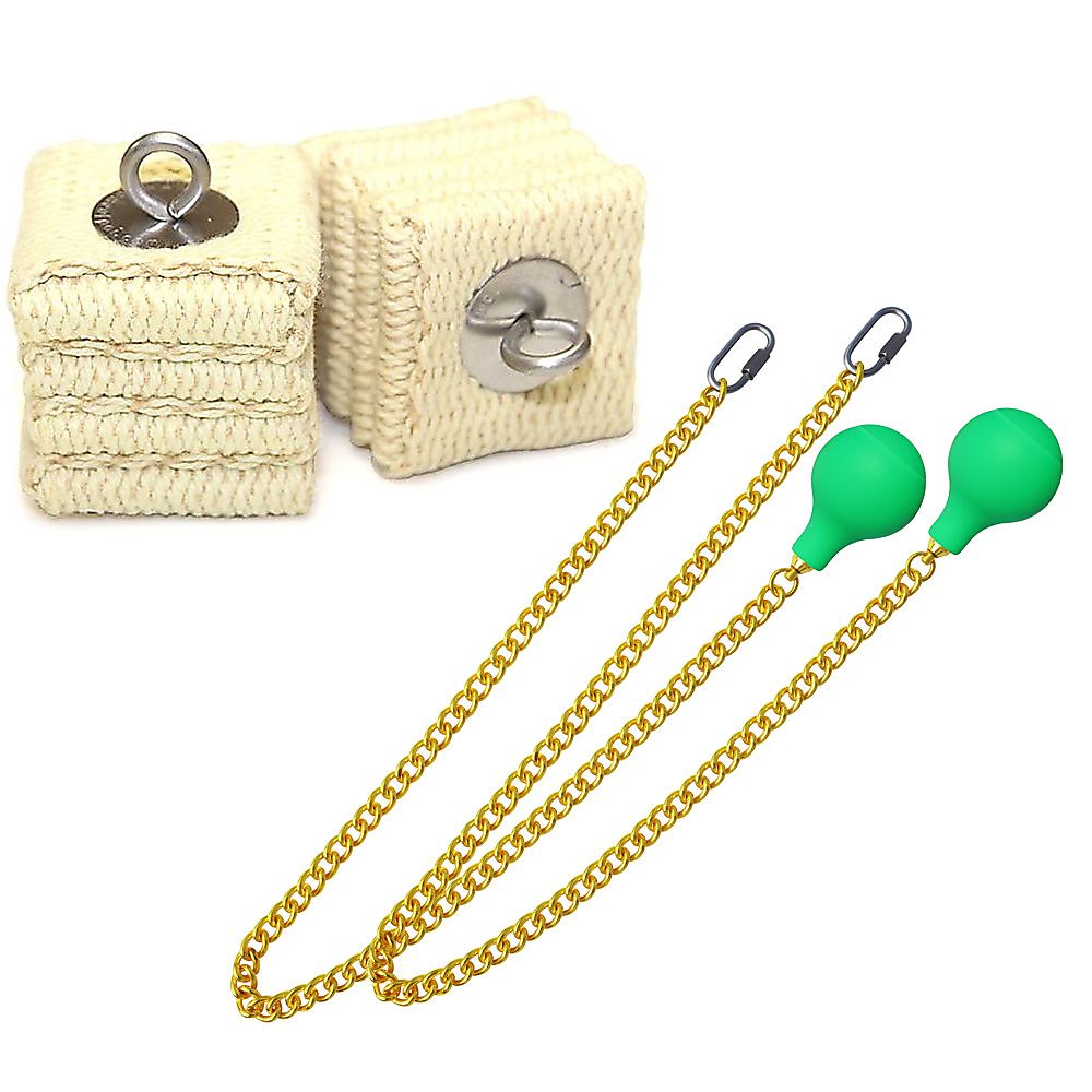 Pair of Pro Medium Cathedral Fire Poi