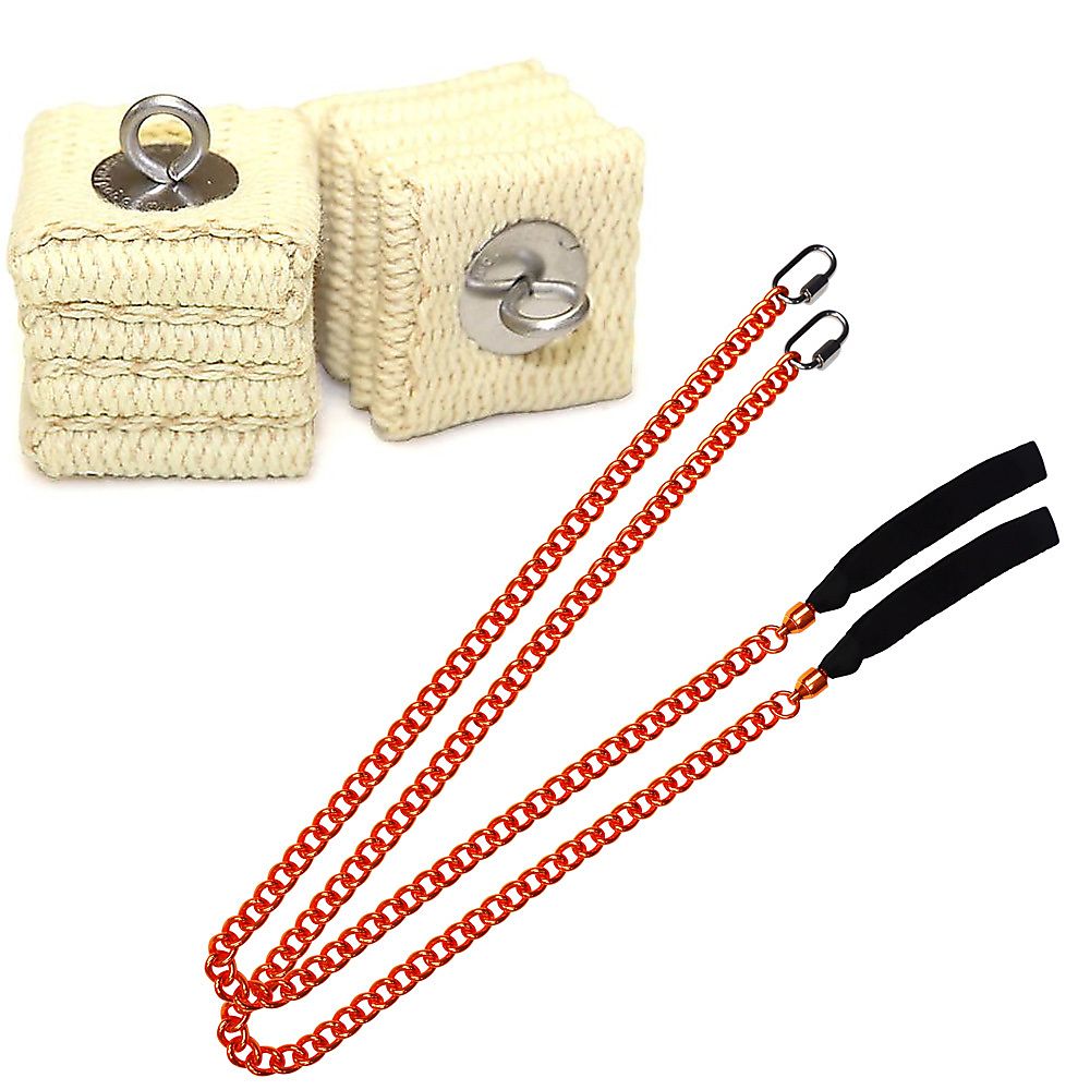 Pair of Pro Medium Cathedral Fire Poi