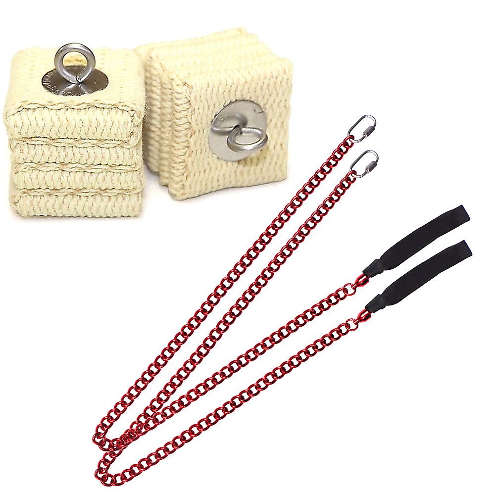 Pair of Pro Medium Cathedral Fire Poi