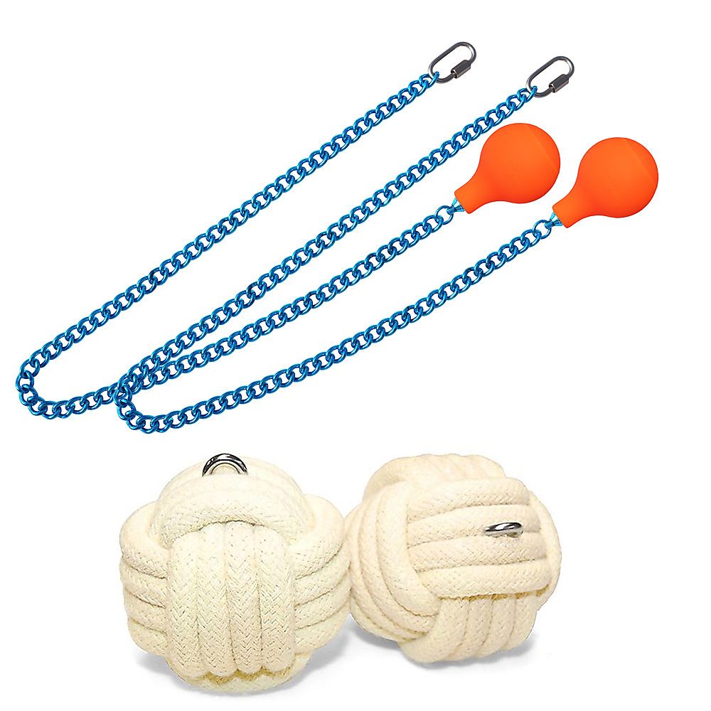 Pair of Pro Extra Large Monkey Fist Fire Poi