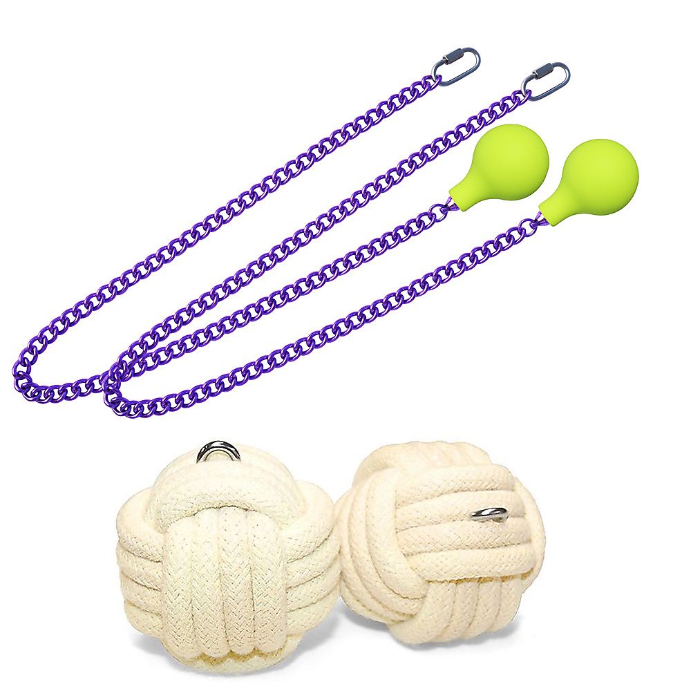 Pair of Pro Extra Large Monkey Fist Fire Poi