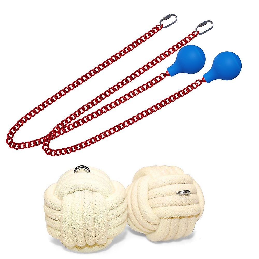 Pair of Pro Extra Large Monkey Fist Fire Poi