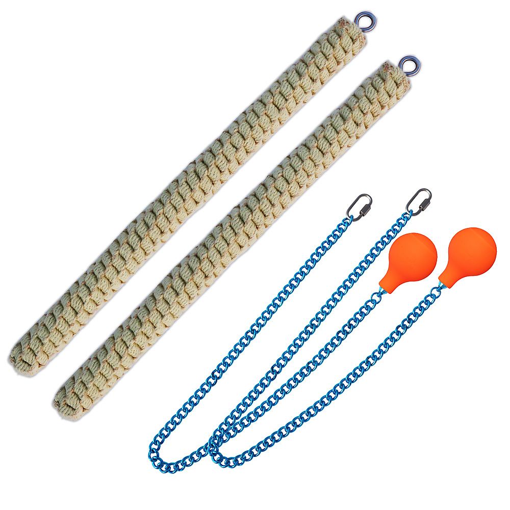 Pair of Pro Fire Snake Poi