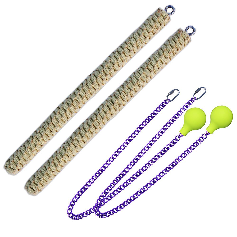 Pair of Pro Fire Snake Poi