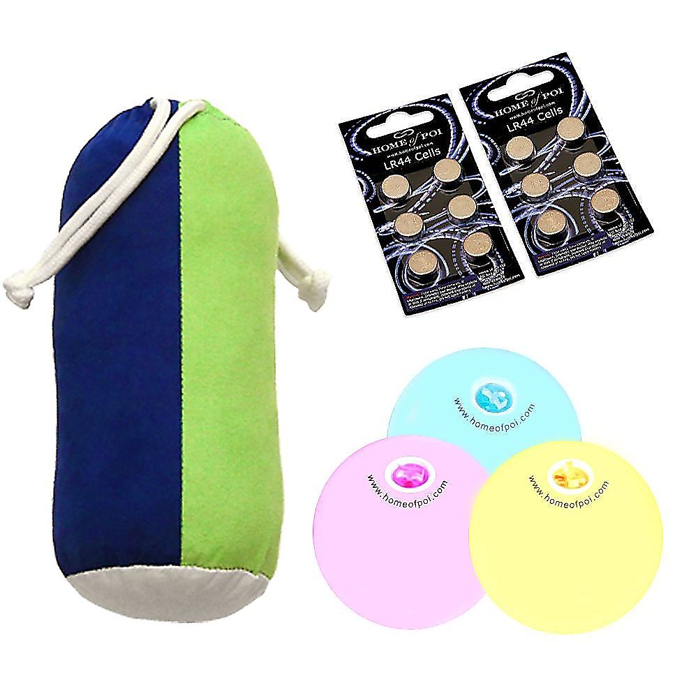 Multi-Function LED Three Juggling Ball Set with Carry Bag