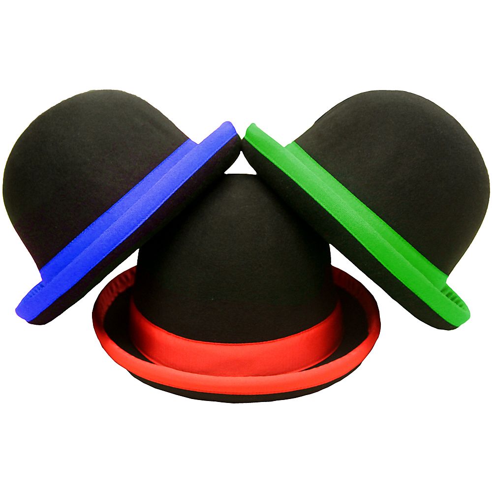 Set of Three Tumbler Juggling Hats