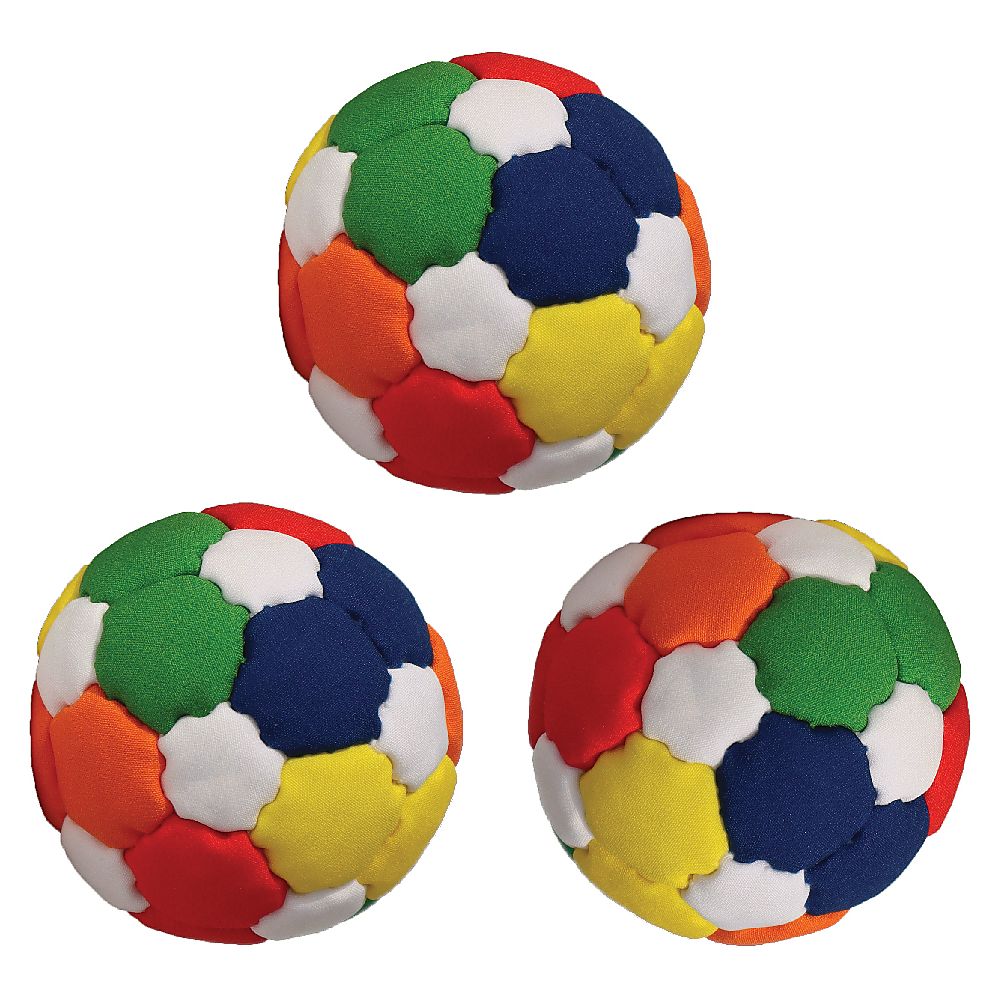 Set of 3 Multi Panel 67mm 2.64inch Juggling Ball