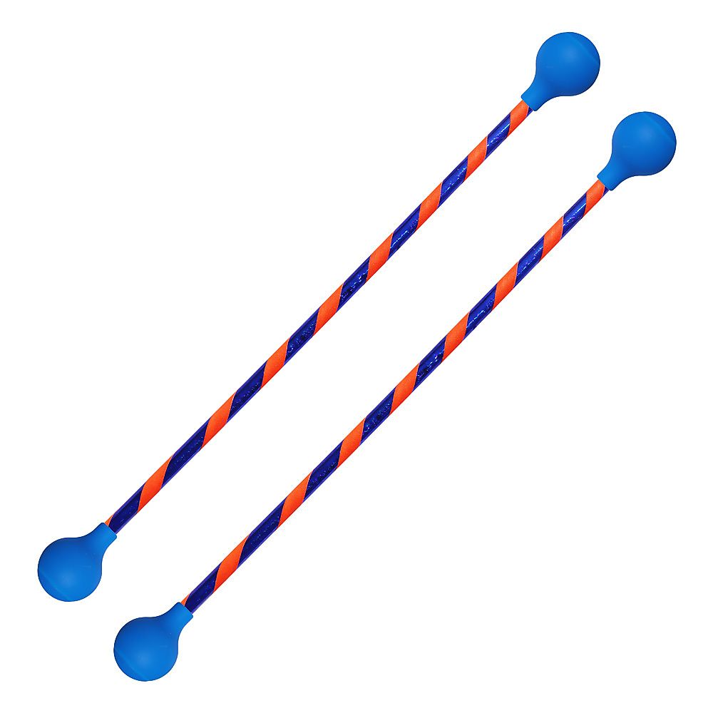 Pair of Striped Twirling Baton
