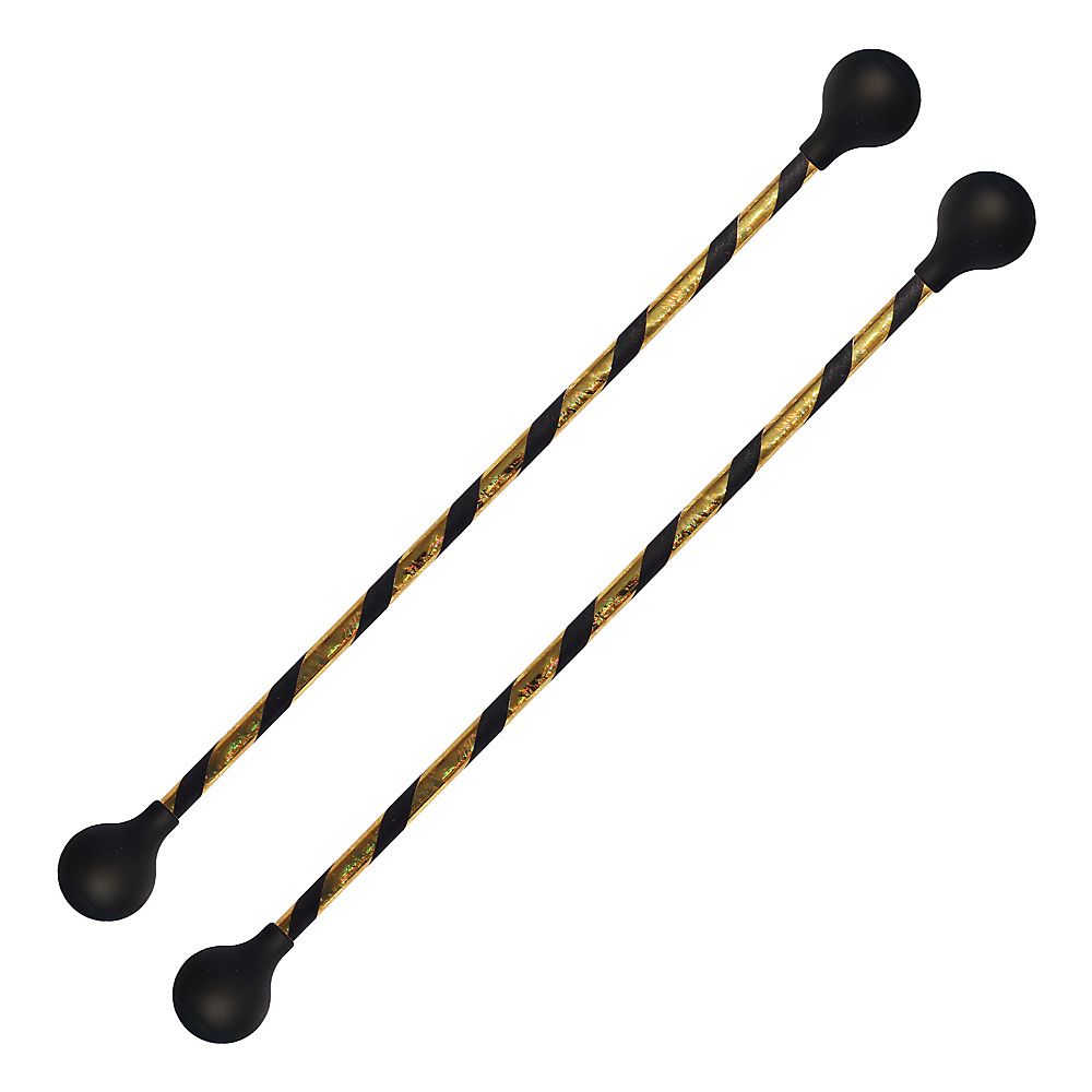 Pair of Striped Twirling Baton
