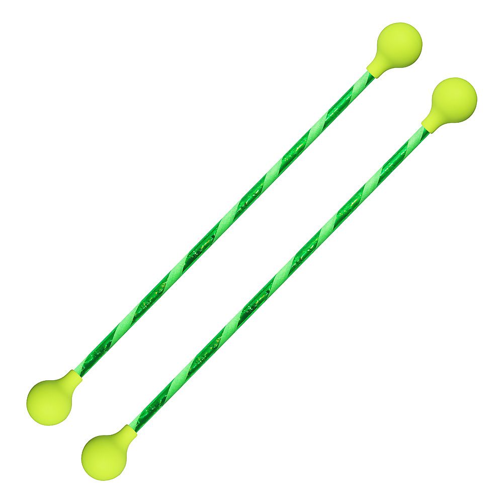 Pair of Striped Twirling Baton