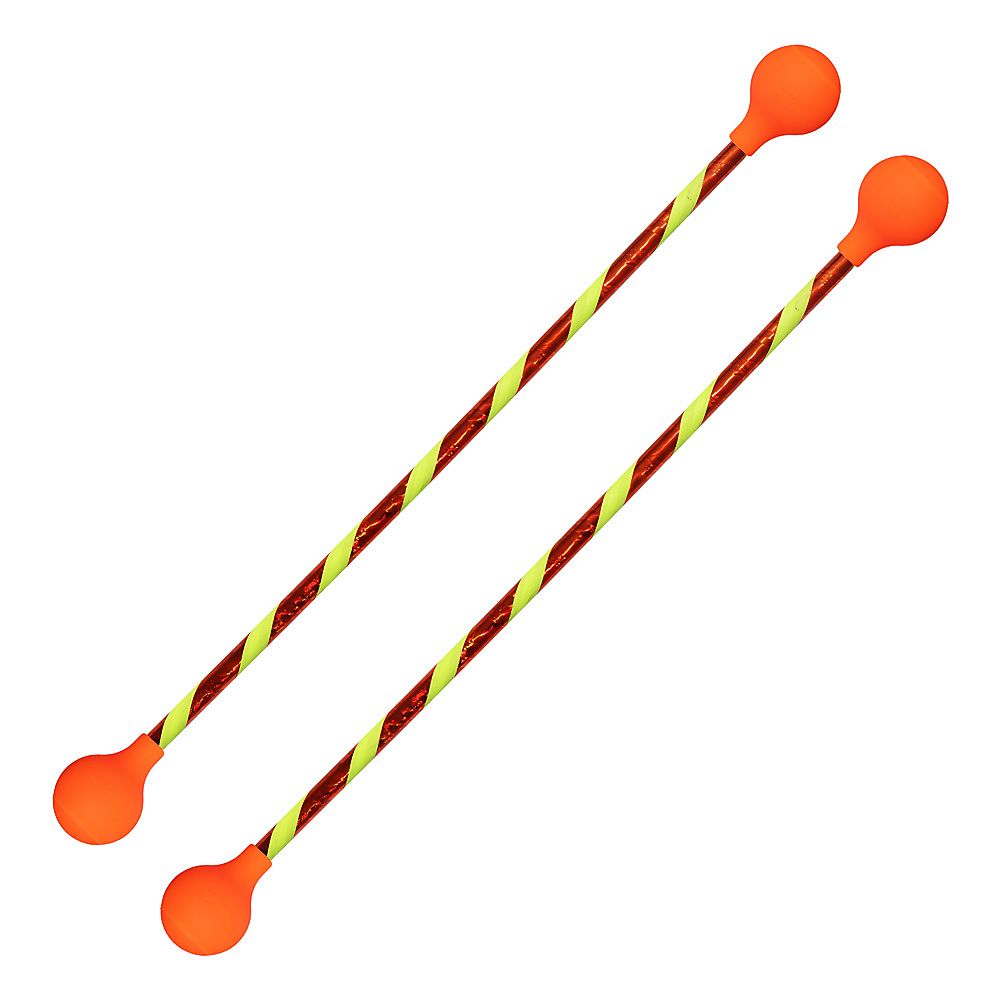Pair of Striped Twirling Baton