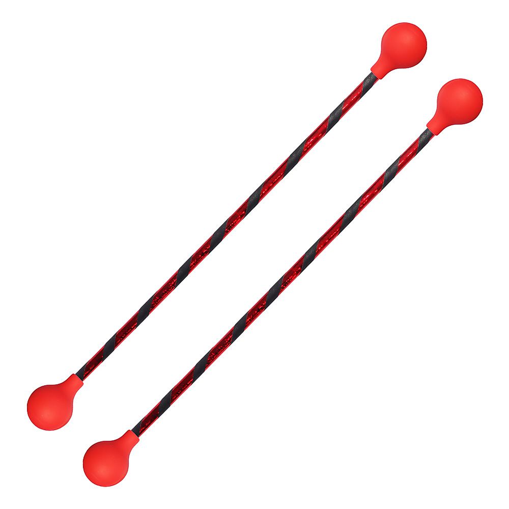 Pair of Striped Twirling Baton