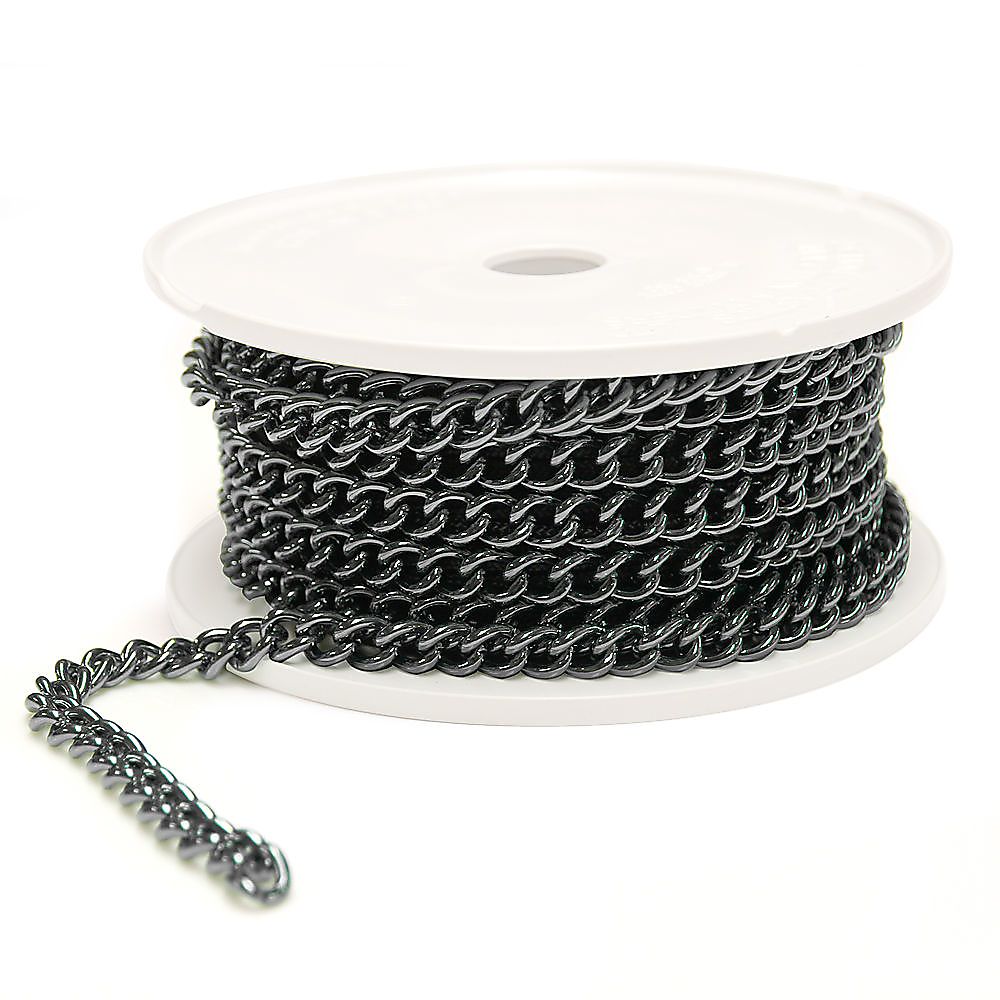 Length of 3/32 Inch 2.4mm Oval Twist Welded Chain
