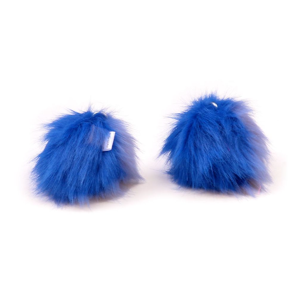 Pair of Fluffy Poi Heads Only