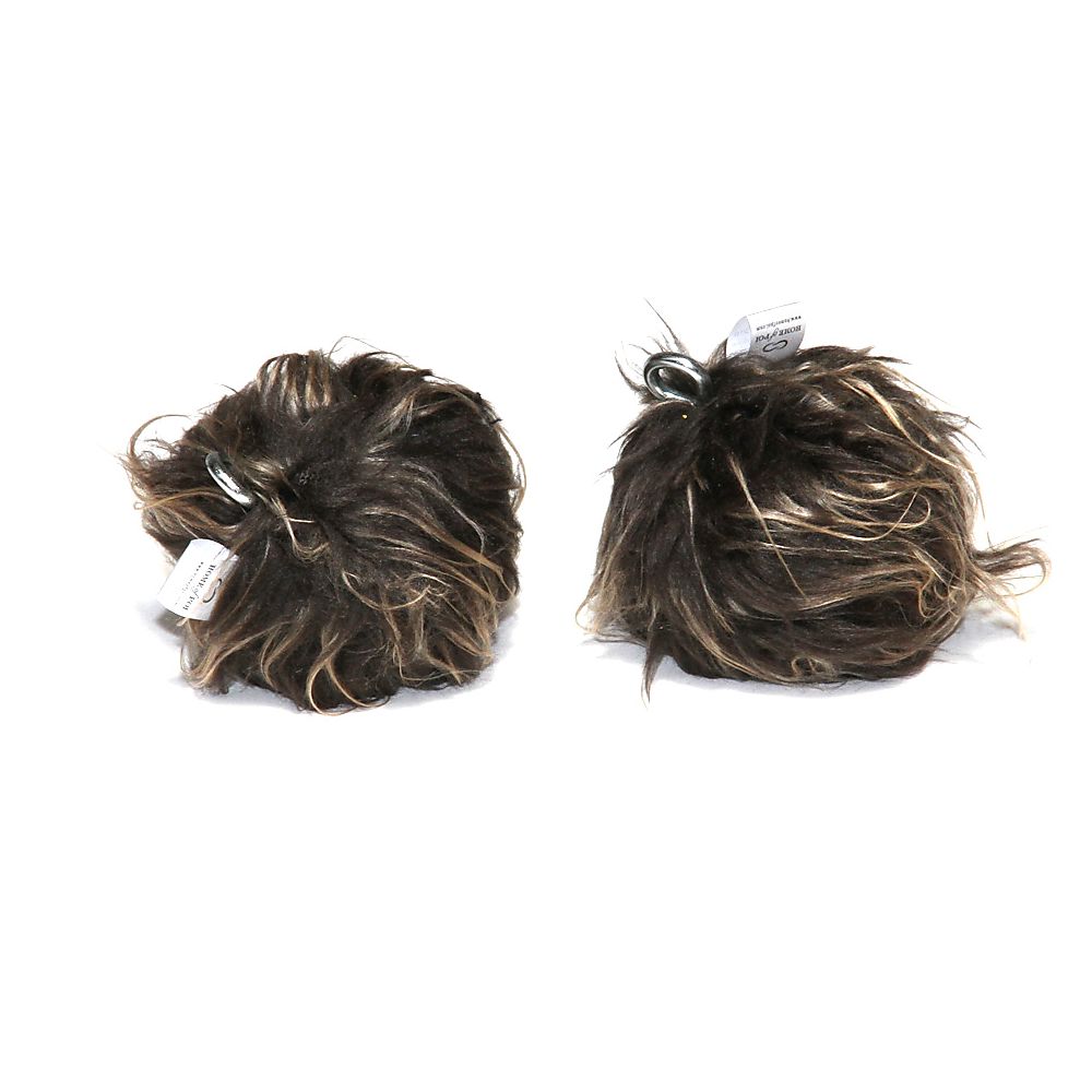 Pair of Fluffy Poi Heads Only