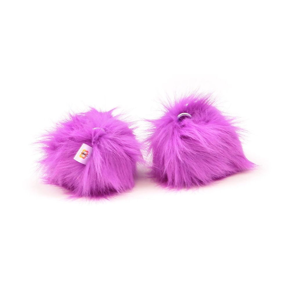 Pair of Fluffy Poi Heads Only