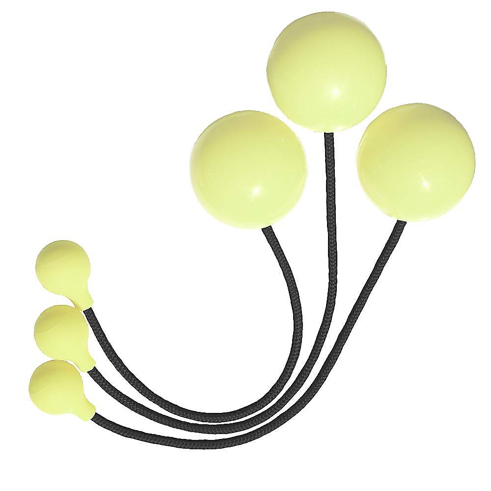 Set of 3 Poi with Glow 3.15 Inch (80mm) Balls
