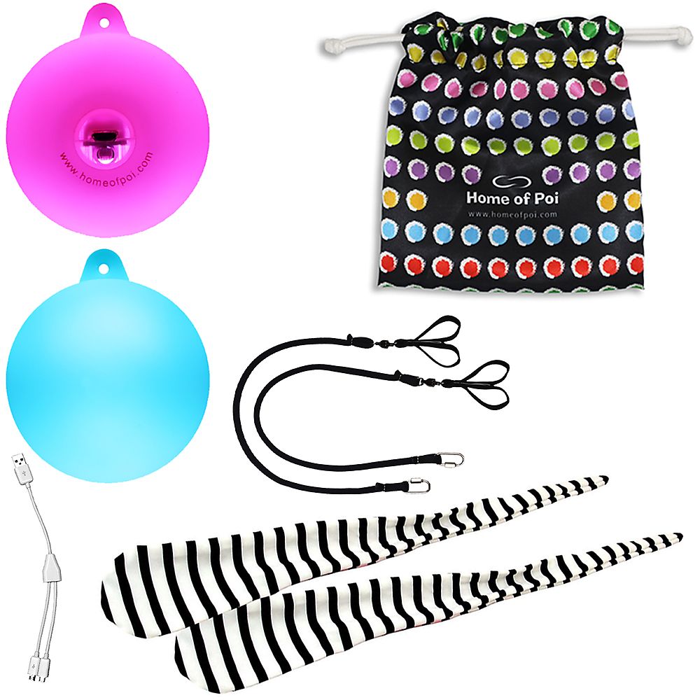 Set of Pro Multi-Function Rechargeable Poi