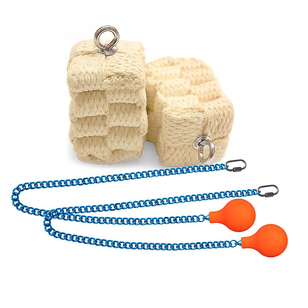 Pair of Pro Large Block Fire Poi