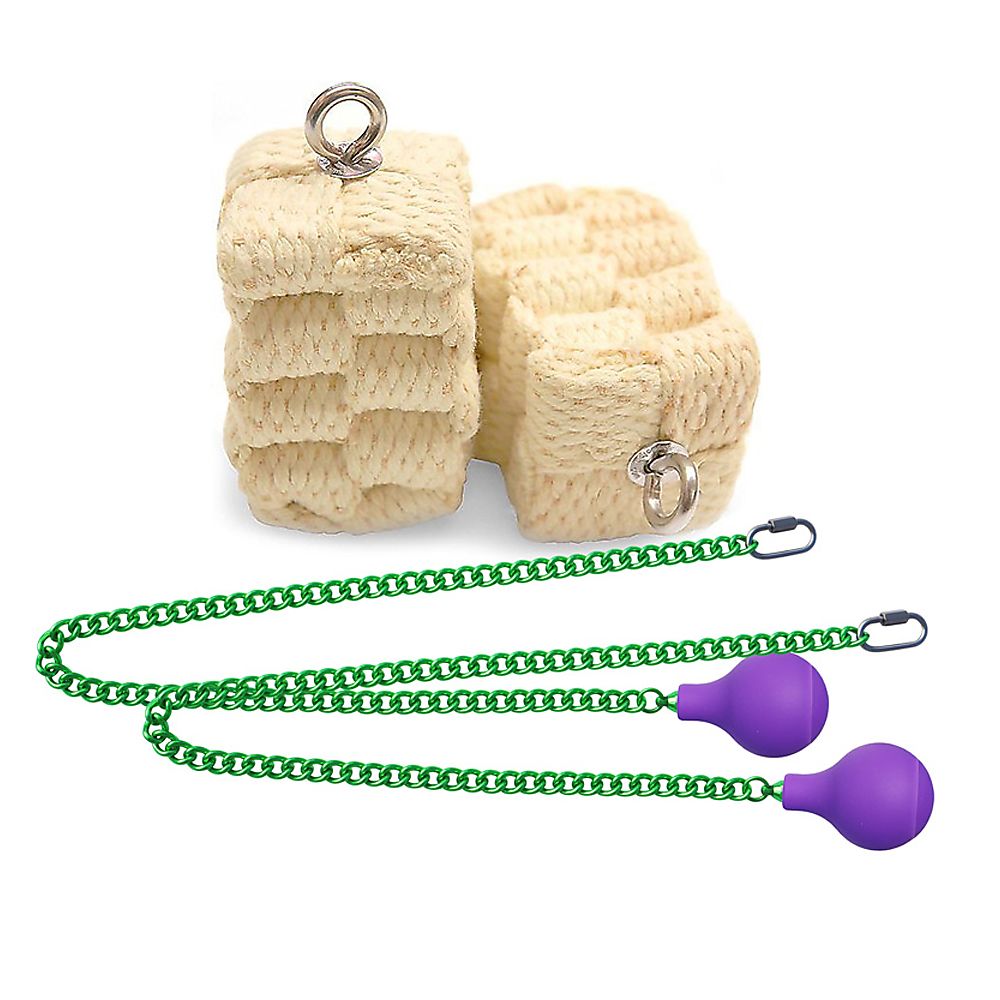 Pair of Pro Large Block Fire Poi