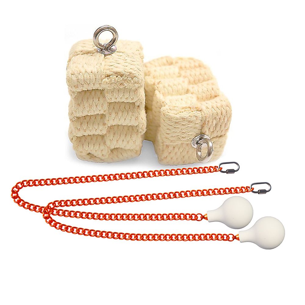 Pair of Pro Large Block Fire Poi